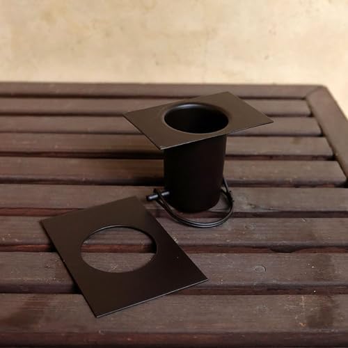 Nutshell Stores Flower Cups Rain Chain - Bronze - 12 Feet