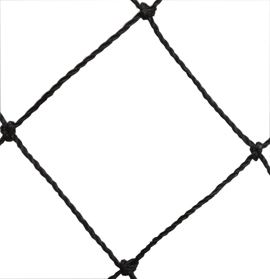 Poultry Netting 1" or 2" Mesh Heavy Knotted Nets Aviary Gamefowl Quail Chicken Bird Block Net Long Lasting Break/Burst 85/245 lb Polyethylene 8-10 Year Lifespan (50' X 150', 2)