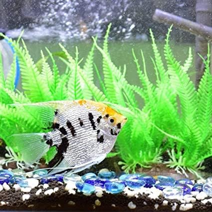 100PCS Mini Glass Gems,Mixed Colour Mancala Stones Flat Bottom Marble Beads for Home Decorative Art Craft Vase Filler(0.5"~0.7")