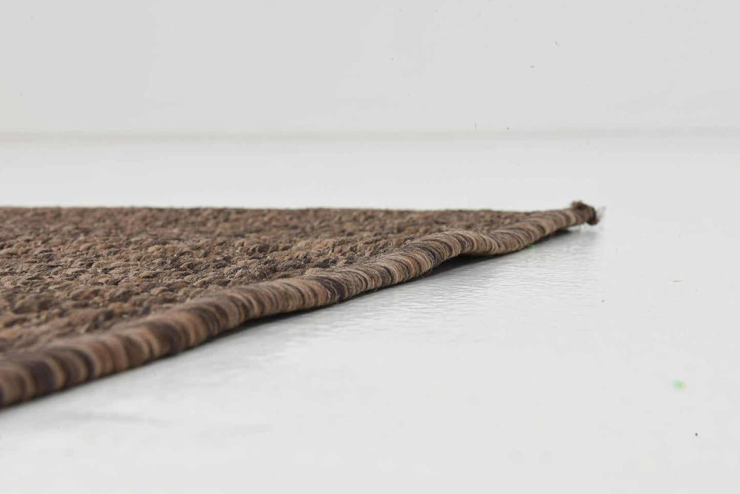 Unique Loom Collection Casual Transitional Solid Heathered Indoor/Outdoor Flatweave Area Rug (2' x 6' 1" Runner, Light Brown/Ivory)