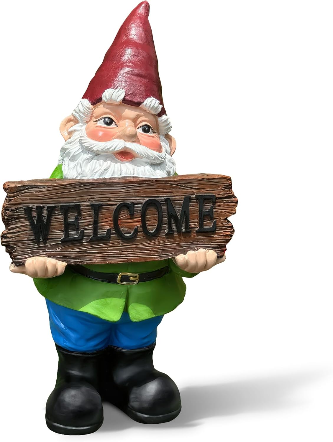 Gnome Garden Decor Statue Gnomes Decorations for Yard with Welcome Sign Outdoor Decorations for Patio Unique Garden Gifts for Women Mom Grandma