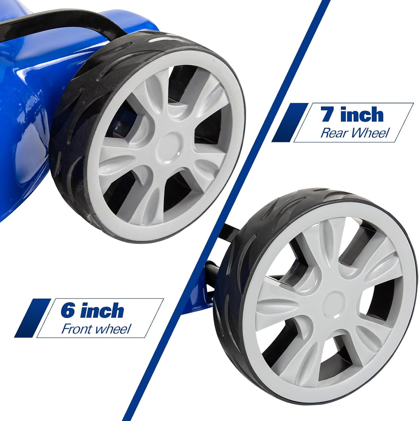 BILT HARD 20'' Push Gas Lawn Mower, 144cc 4-Cycle OHV Engine Walk Behind Lawnmower, Side Discharge with 8-Position Adjustable Cutting Heights for Lawn, Yard and Garden