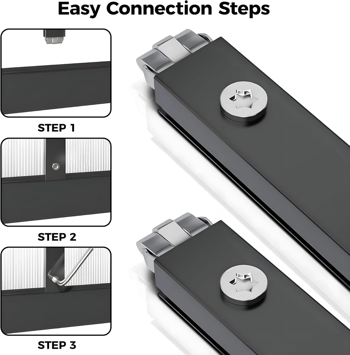 6x8 FT Greenhouse for Outdoors, Polycarbonate Greenhouse with Roof Vent, Enhanced Aluminum Large Walk-in Green House for Garden Backyard