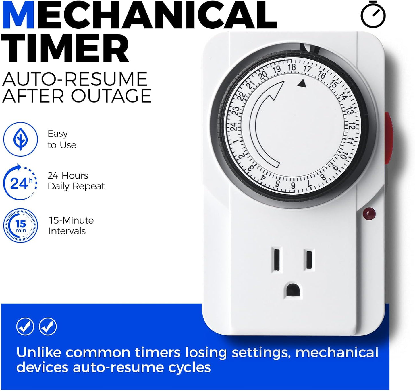 Barrina TX36 2FT Grow Light for Indoor Plants, 144W(4 x 36W, 800W Equivalent), High PPFD, 5000K Full Spectrum, Mechanical Timer, Hanging Grow Lights for Seedings, with On/Off Switch, Linkable, 4 Packs