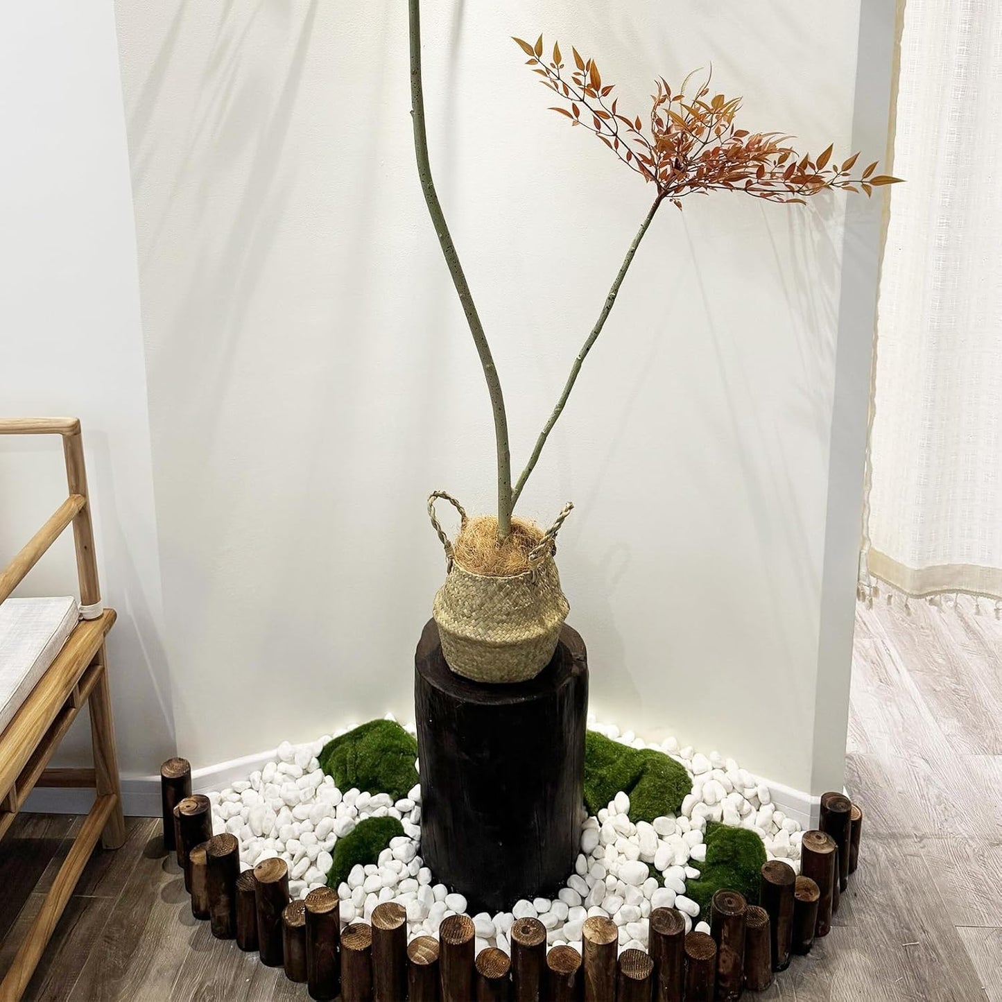 5 lbs White River Rocks for Plants, 1-2 Inch Pebbles for Indoor Plants, Decorative Gravel Stones for Succulent, Cactus, Landscaping, Vases, Aquariums, Crafting and Garden