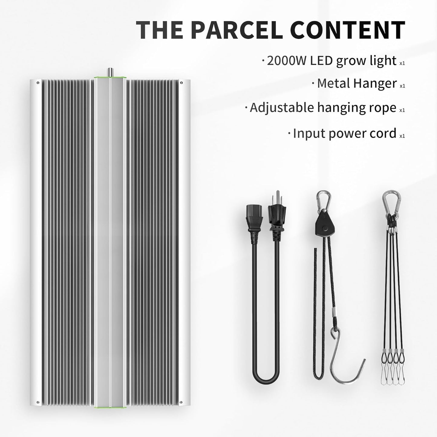 BESTVA 2025 Upgraded BP2000 LED Grow Light with High Yield Diodes & Dimmable Full Spectrum Plant Light for Indoor Plants Seedling Veg and Bloom Grow Lamp for 4x2/3x3 Grow Tent