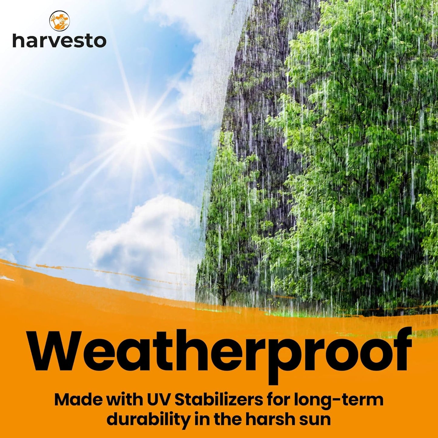 Heavy Duty Bird Netting for Chicken Coops & Runs | Tree & Garden Netting Mesh 1-1/2" | Keep Hawks, Birds & Predators Away | Bird Netting for Blueberry Bushes, Vegetables & Fruit (50' x 50โ)