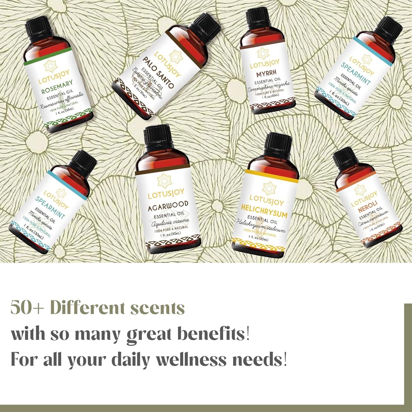 Ginger Essential Oil for Hair Growth Lymphatic Drainage Massage Diffuser- 1 Oz