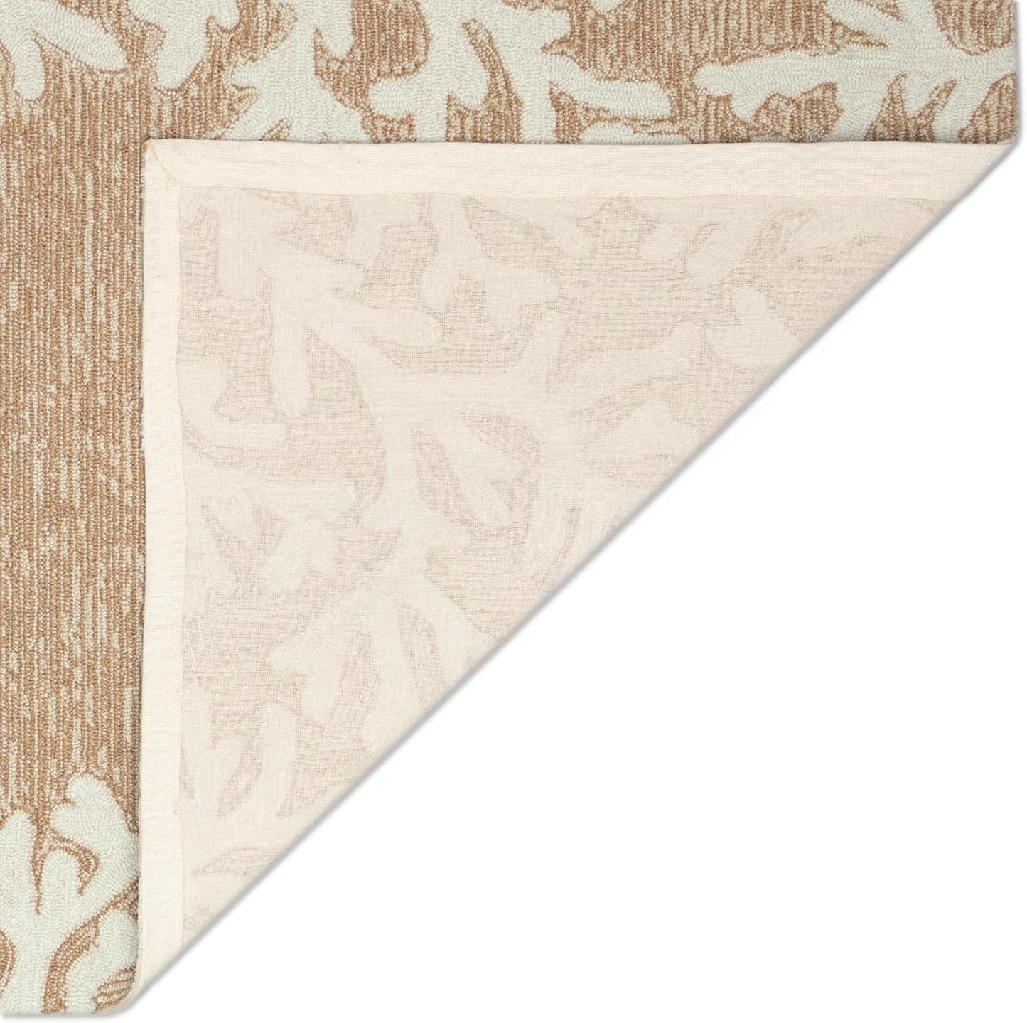 Liora Manne Rug, 7'6" x 9'6", Coral Border Neutral