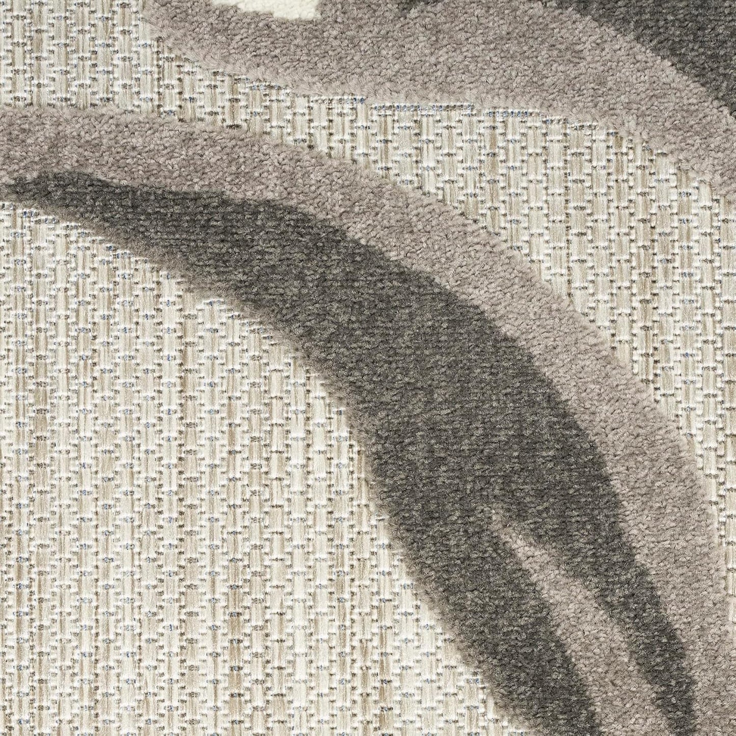 Nourison Home Aloha Outdoor Beige 2'3" x 12' Area Rug, Easy Cleaning, Non Shedding, Bed Room, Living Room, Dining Room, Deck, Backyard, Patio (2x12)