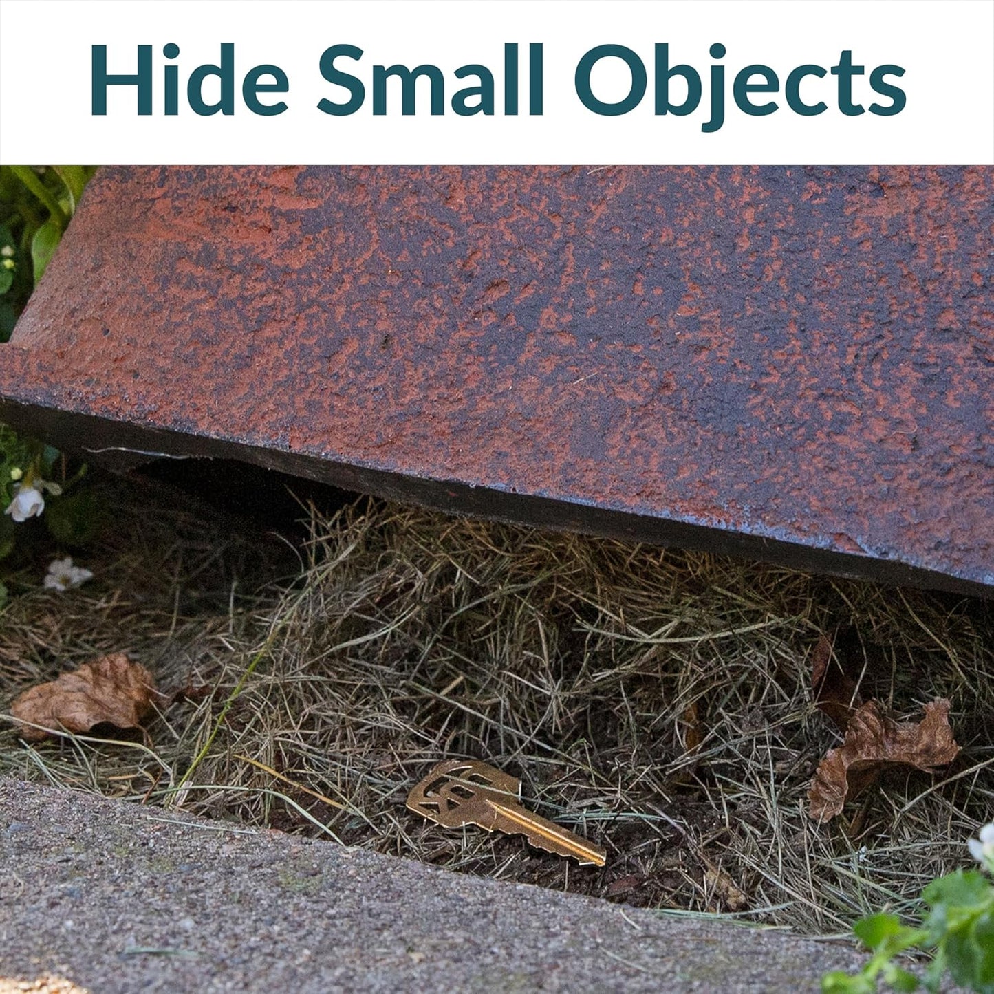 Sunnydaze 11" H Polyresin Faux Landscape Rock Cover - Lightweight Fake Rock Well Pump Cover for Outside - Sand