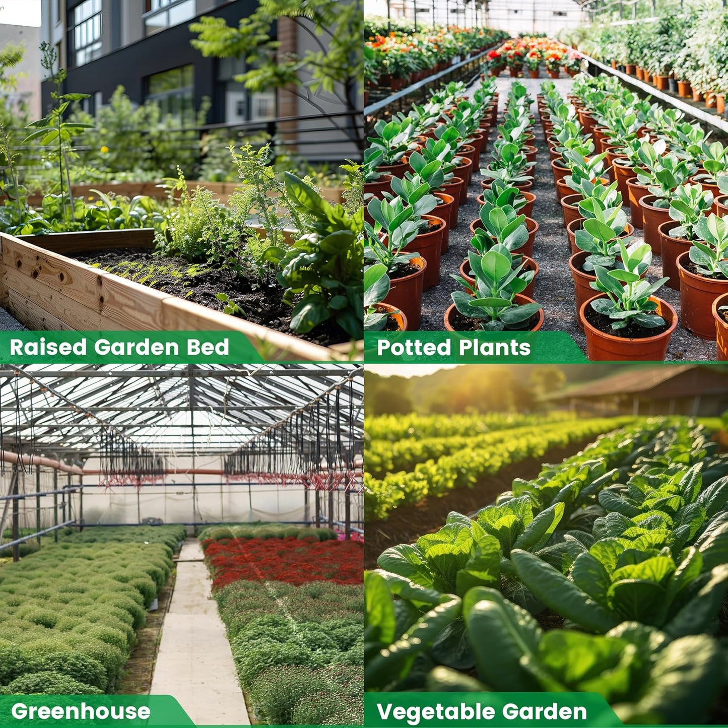 Bonviee 20-Pack Drip Irrigation Emitters, 1/4" Push-to-Connect Irrigation Stakes – Adjustable 360° Water Saving Garden Sprinklers for Potted Plants, Lawn, Vegetable Beds