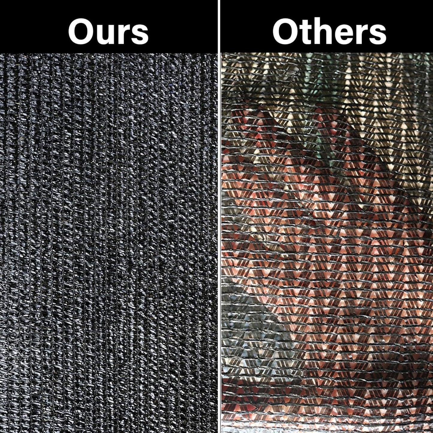 winemana Black Shade Cloth 30x30 FT– 50% Sun Shade Mesh Tarp for Greenhouse, Garden, Patio, Dog Kennel, Chicken Coop, and Outdoor Protection, Plants Cover Shade Netting with 2 Reinforced Grommets