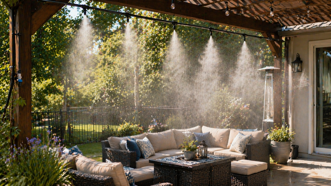 How to Use Outdoor Mist Cooling Systems to Stay Comfortable in Hot Weather