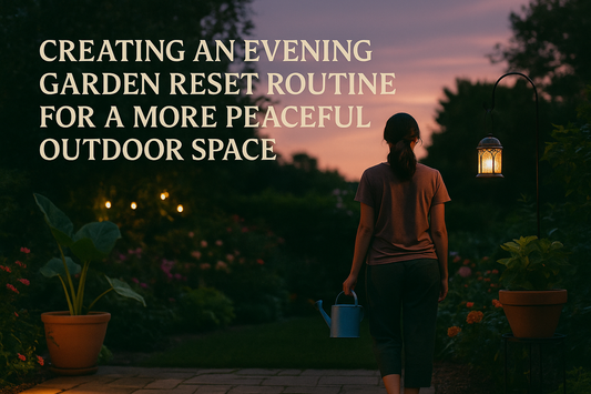 🌙 Creating an Evening Garden Reset Routine for a More Peaceful Outdoor Space