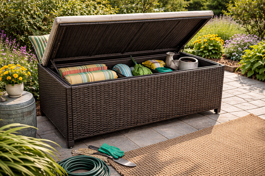 How Outdoor Storage Benches Combine Seating and Organization