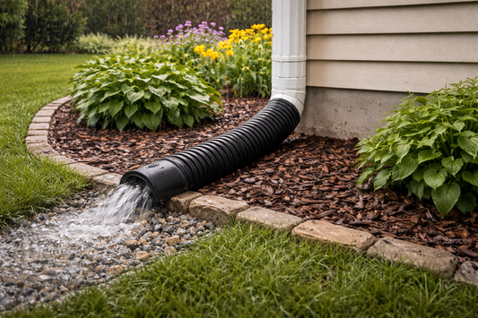 How Downspout Extensions Prevent Water Damage Around Foundations
