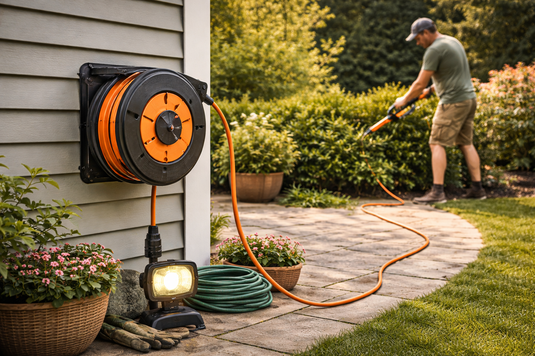 How Outdoor Extension Cord Reels Improve Safety and Organization