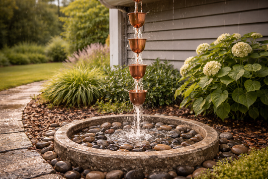 How Outdoor Rain Chains Improve Drainage While Enhancing Visual Appeal