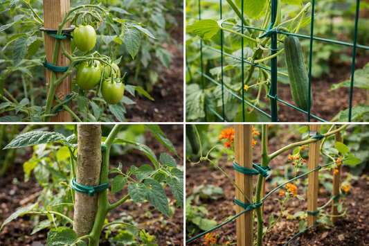 How to Use Garden Ties to Support Plant Growth Properly