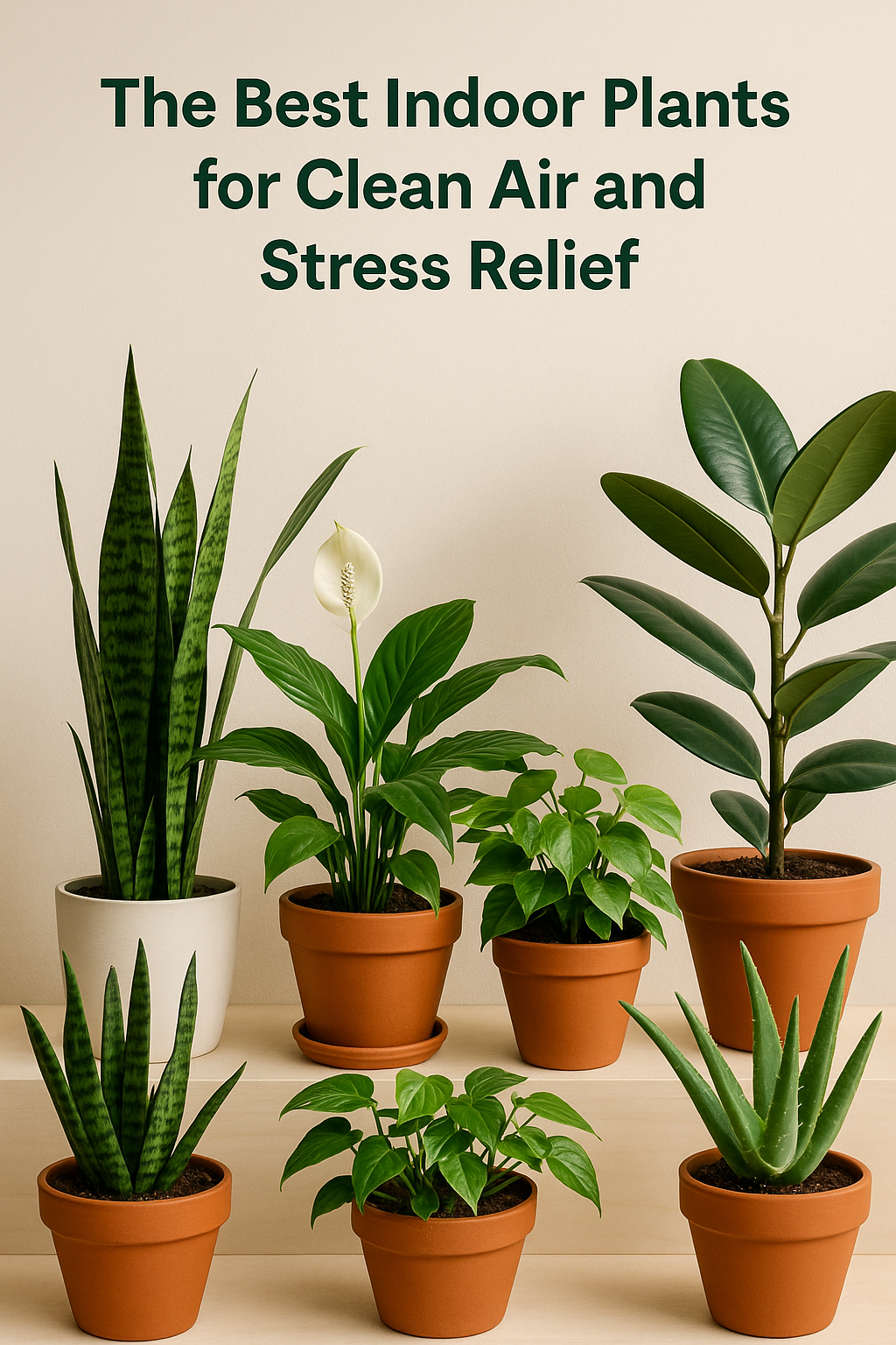 The Best Indoor Plants for Clean Air and Stress Relief