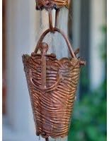 Nautical Cups Copper Rain Chain with Installation Kit - 13 Foot
