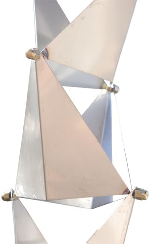 Nutshell Stores Origami Rain Chain - Stainless Steel - 11 Feet