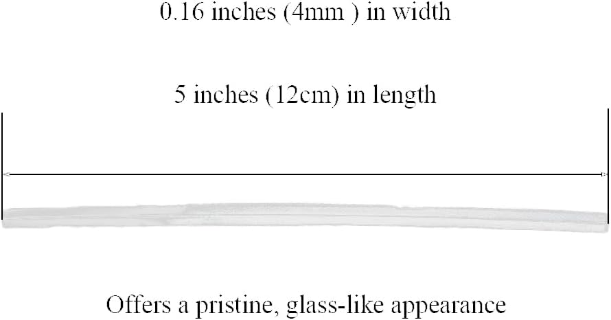 HAHIYO 300Pcs 5inches Cear Metal Twist Ties Bread Candy Coffee Bag Ties Plant Garden Twist Ties for Cellophane Treat Bags Gift Wraping Bags Plastic Bags Halloween Party Cake Present Art Crafts