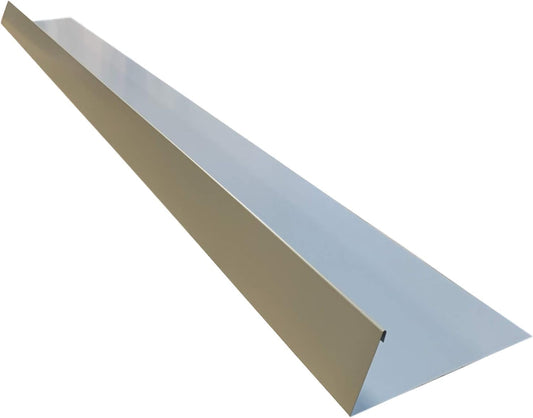 Eagle 1-26 Gauge 5 Foot Rain Diverter - Nails and Instructions Included (Mill Finish Aluminum, Copper, Galvanized, Stainless Steel & More) (1, Light Stone)