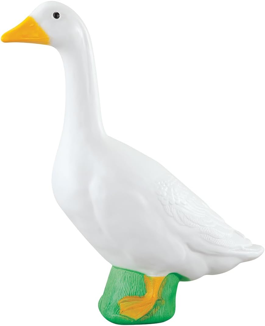 Fox Valley Traders Large White Goose, Plastic Garden Décor, 23” High