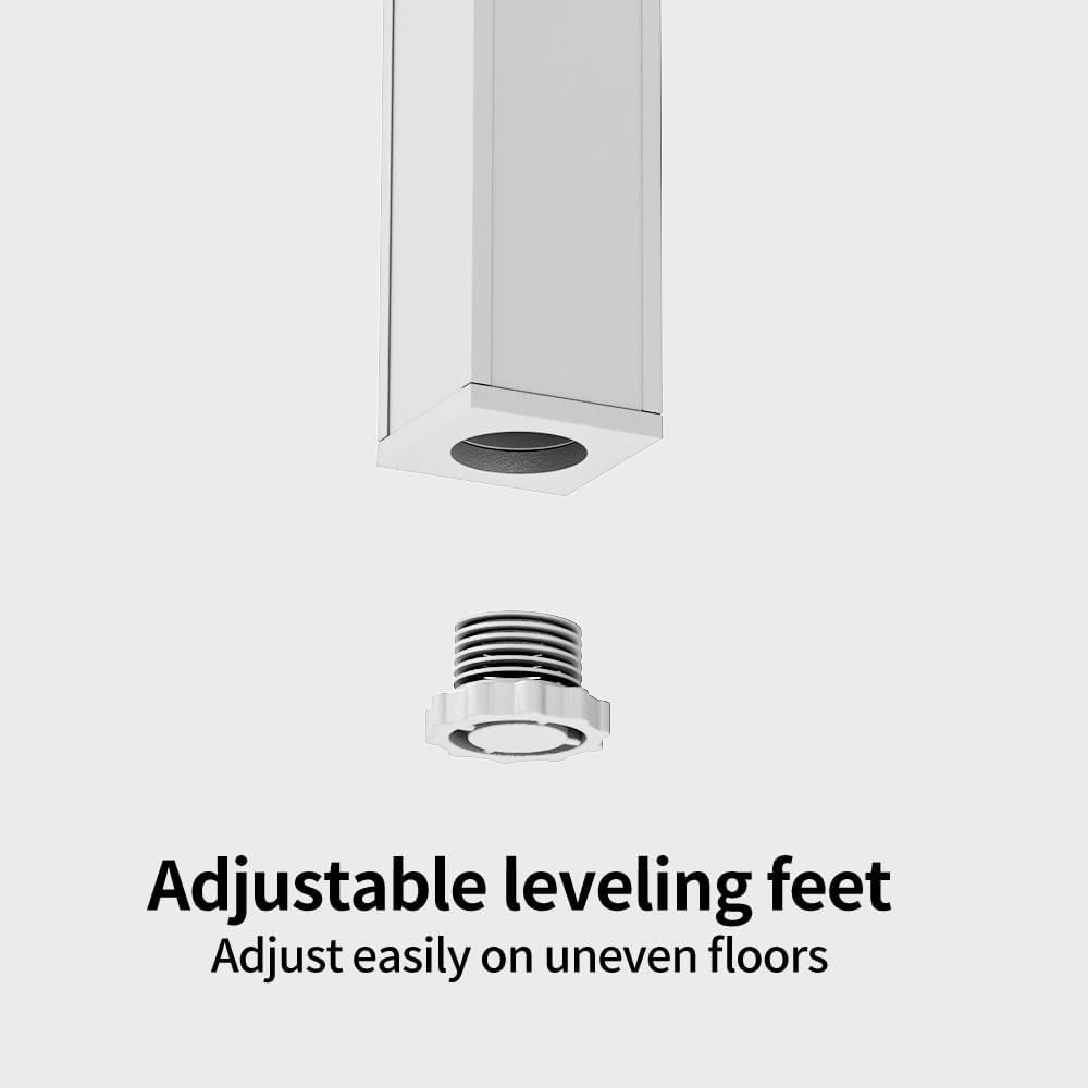 Plant Stand - Aluminum Indoor/Outdoor Flower Rack, Waterproof & Rust-Proof, Stable Support for Pots, Perfect for Living Room, Balcony, Garden, and Office (White, 4 Tier)