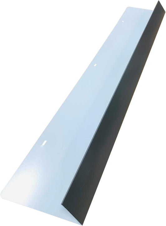 EAGLE 1- Shingle Roof Rain Diverter 40 Inches Long- 26 Gauge Material- Easy to Install- Includes Stainless Steel Nails (2, Charcoal Grey)