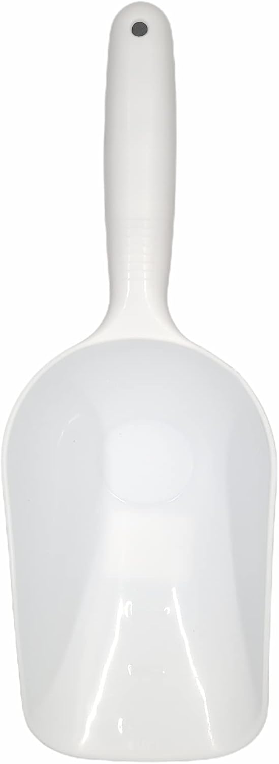 Jumbo Plastic Scoop - 12" Large Food Scoop for Flour, Sugar, Cereal, Pet Food, Gardening