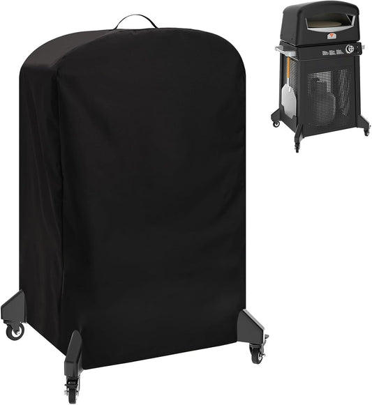 Pizza Oven Cover for Blackstone 6825 6824, 16 inch Outdoor Pizza Oven Accessories, Waterproof Blackstone Pizza Oven Cart Cover w/Top Handle & Windproof Buckles