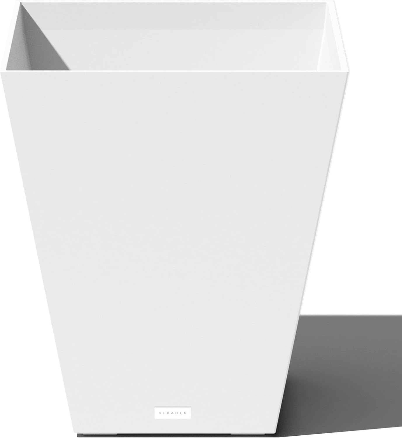 Veradek Pure Series Nobleton Plastic Planter - Large Pots for Indoor or Outdoor Porch/Patio | Durable All-Weather Use with Drainage Holes | Modern Planter Décor for Flowers, Shrubs, Trees