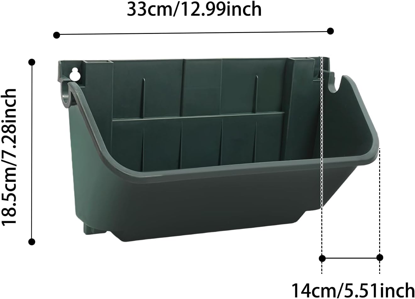 18-Pot Vertical Wall Planter, Self-Watering Stackable Planters for Indoor & Outdoor Use, Perfect for Herbs, Flowers & Vegetables (18, Black)