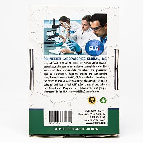 Lead Test Kit in Paint, Dust, or Soil 10PK (5 Bus. Day) Schneider Labs