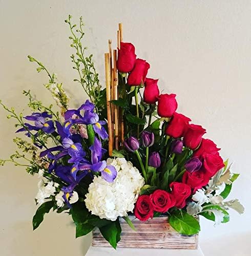 Wood Planter Box Set, Rustic Whitewash, Plastic Liner, 12x4 Inch Rectangular Flower Holder, Natural Wood Decor, Country Style, Home and Wedding Decorations, Garden Ornaments (Set of 4)