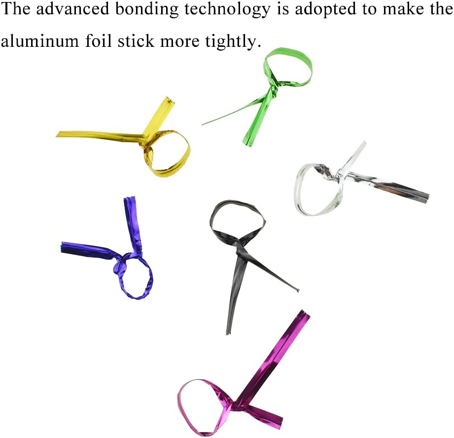 HAHIYO 700Pcs 4 inches 7 Colors Metal Twist Ties Bread Candy Coffee Bag Ties Plant Garden Twist Ties for Cellophane Treat Bags Gift Wraping Bags Plastic Bags Halloween Party Cake Present Art Crafts