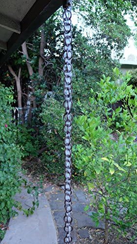 Nutshell Stores Double Loops Rain Chain - Bronze - 18 Feet