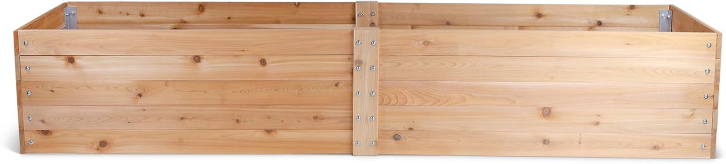 Infinite Cedar Select Cedar Raised Garden Bed (2' x 8' x 17.5" H)