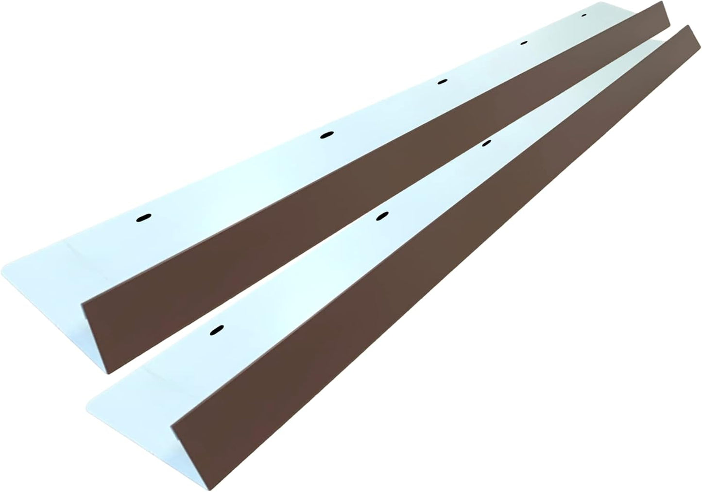 Eagle 1-26 Gauge 5 Foot Rain Diverter - Nails and Instructions Included (Mill Finish Aluminum, Copper, Galvanized, Stainless Steel & More) (2, Brown)