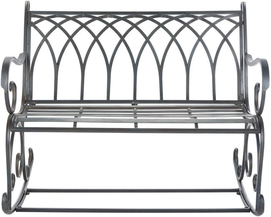 SAFAVIEH PAT5021A Outdoor Collection Ressi Pearl White Rock Bench