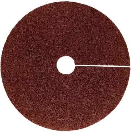 Rubberific 36" Recycled Rubber Mulch Tree Ring Easy Install Looks Like Real Mulch (5, Red)