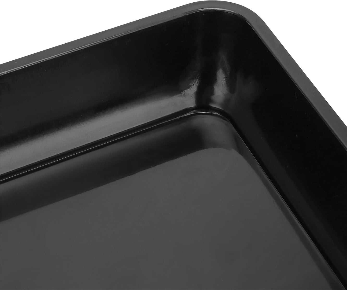 JOIKIT 15 PCS 7 x 7 Inch Square Plant Saucer, Plastic Plant Saucer Drip Tray, Square Flower Pot Tray for Indoors and Outdoor Plant Pots, 1 Inch Deep, Black