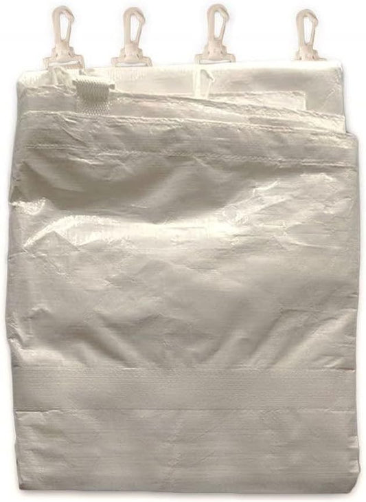 10' x 20' Economy Sidewall Kit for Canopy Tent, Complete Set of (2) White 10' and (2) 20' Side Walls for 7' Foot Height Party Frame and Outdoor Pole Tents, Tent Not Included