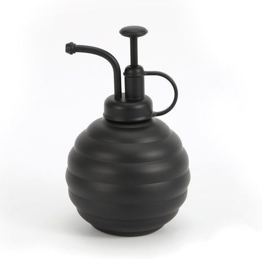 Plant Mister Spray Bottle, 500ml/17oz, Vintage Style Water Sprayer (Black)