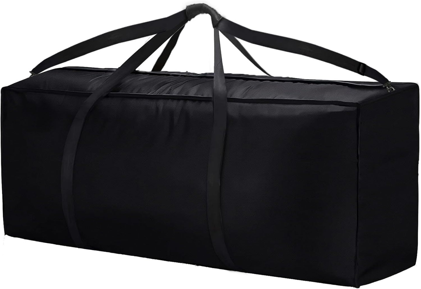 Outdoor Patio Cushion Furniture Organizer Bag Extra Large Storage Duffle Bag 59 inches L x 20 inches W x 27.5 inches H with Shoulder Strap and Handles, Big Foldable Duffle Bag