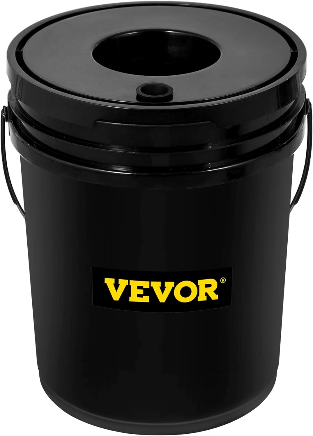 VEVOR DWC Hydroponic System, 5 Gallon 5 Buckets, Deep Water Culture Growing Bucket, Hydroponics Grow Kit with Pump, Air Stone and Connected Reservoir, for Indoor/Outdoor Leafy Vegetables