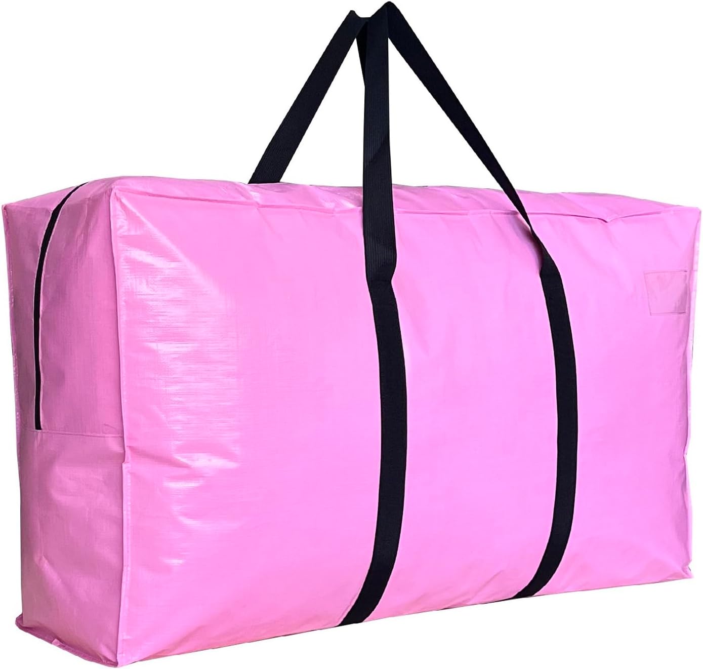 155 Gallon Extra Large Storage Bags, Jumbo Moving Storage Bags, Foldable Big Pink Waterproof Outdoor Patio Cushion Storage Bag, 60x30x20inch - 1PACK